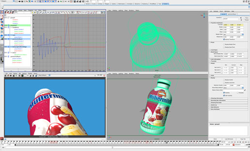 Müllermilch Kirsch-Banane Screenshot Maya